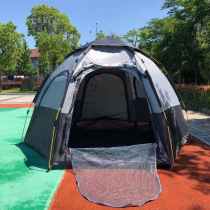 户外六角3 4人多人全自动防雨帐篷 露营野外野营家庭休闲帐篷
