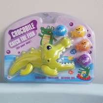 玩具洗澡浴&浴室大夏天戏水小鱼益智创意浴缸游戏儿童鳄鱼玩具吃