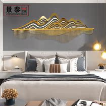 新中式轻奢风客厅墙面铁艺壁饰金属装饰沙发背景墙壁挂件玄关墙饰
