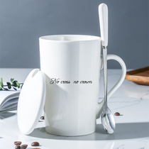 简约马克杯大容量家用陶瓷杯水杯早餐杯牛奶杯创意个性办公室杯子