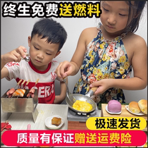 迷你厨房玩具全套 小型自垒小灶台砖儿童做饭厨具日本食玩过家家