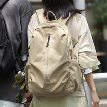 日系高中生书包女初中生双肩包2024新款大学生简约旅行背包电脑包