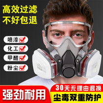 6200防毒面具全面罩喷漆专用猪鼻子防尘放毒氧气面罩头套化工气体