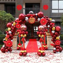 气球装饰场景布置路引立柱汽球结婚拱门支架婚房创意浪漫婚庆用品
