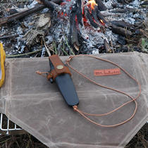 野人bushcraft 户外野营瑞典MORA莫拉刀冒险家皮套版疯马牛皮组件