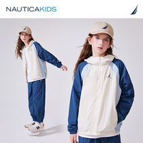 【2024春季新品】NAUTICA童装 男童女童轻薄外套儿童连帽运动休闲