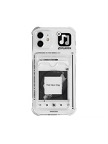 抖音同款插卡音乐cd唱片图案卡套手机壳适苹果iPhone13手机壳14pro苹果12promax全包11新款xs设计感xr高级78p