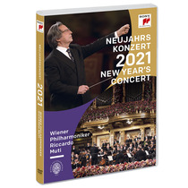 原版进口 2021年维也纳新年音乐会 DVD 穆蒂 NEW YEAR'S CONCERT