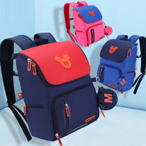 迪士尼（Disney）小学生书包1-3年级男女童双肩米奇韩版休闲背包S