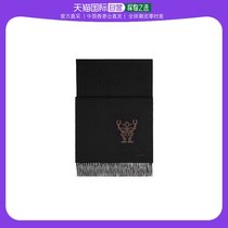 香港直邮Hermes 黑色羊绒围巾 H393776T