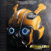 Killerbody大黄蜂头盔可穿戴1:1面具变形金刚中英文声控玩具模型