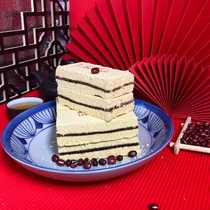 天津特产老城里绿豆糕传统老式北方绿豆糕微甜豆香甜点不油腻500g