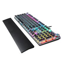 狼蛛F2088机械键盘鼠标套装青轴黑红茶轴电竞游戏专用办公带手托