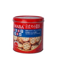 MABA日式南乳味小圆饼礼盒铁罐装曲奇饼干下午茶点心休闲零食礼品