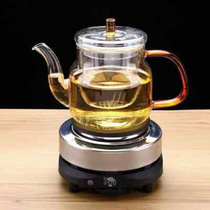 煮茶器玻璃煮茶壶加热保温蒸茶器快煮壶煮茶炉家用茶具普洱泡茶b
