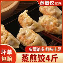 蒸饺子煎饺锅贴早餐半成品4斤猪肉白菜玉米水饺速冻速食懒人食品