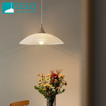 EGLO 餐厅吊灯北欧现代简约设计师创意玻璃飞碟茶室店铺商用吧台