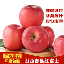 山西吉县苹果新鲜当季冰糖心脆甜一级红富士礼盒装