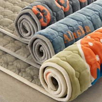牛奶绒毛茸毯床单单件冬天季珊瑚法莱绒加绒保暖被单绒毯铺床防滑