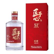 【原箱6瓶】上海贵酒匠于心·红匠酒 52度浓香型500ml*6瓶团购