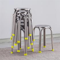 304不锈钢201圆凳子简约矮凳书桌小板凳椅子家用加厚餐桌凳经济型