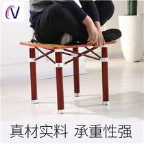 不锈钢茶几架 长方形折叠桌腿支架圆桌配件底座铁艺餐台桌子脚架