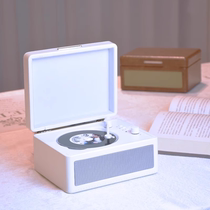 玉顺复古CD播放机便携式黑胶光盘专辑播放器生日礼物蓝牙音响箱
