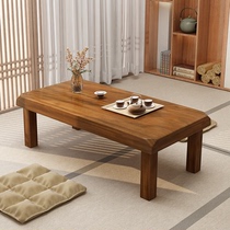 实木茶几桌客厅家用小户型阳台两用小桌子餐桌木质约新中式茶桌
