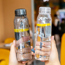 塑料杯细长款型水壶细身杯子仿矿泉水瓶式食品级水樽小口便携水杯