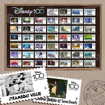 古部aipuzzle迪士尼正版成人1000片周年拼图减压解闷手工益智邮票