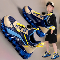 卡西龙联名晋江男童鞋子2024新款儿童单网鞋篮球运动跑步旅游老爹
