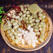 新疆玉器玉雕玉石葡萄挂件居家客厅装饰品和田玉天然玉石摆件巴玉