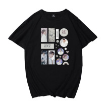 티셔츠韩版防弹少年团92女装2022夏季新款潮流组合圆领短袖棉T恤