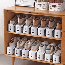 家用省空间鞋架收纳神器双层简易鞋托鞋柜可调节分层隔板整理鞋子