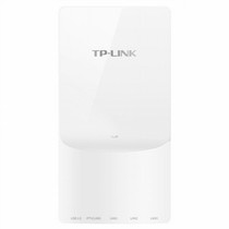 TP-LINK普联TL-AP1908GI-PoE 86型AP面板 无线5G双频POE供电 wifi接入点1900M 企业级酒店别墅家带IPTV USB口