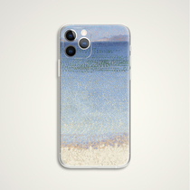Henri Edmond Cross 海岛上的金沙滩 点彩印象派油画名画艺术生手机壳 E786 适用苹果华为小米VIVOoppo