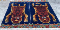 尼泊尔纯手工羊毛毯地毯直邮回国藏毯120织卧室客厅家用客厅毯子