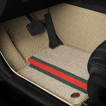 适用丰田霸道普拉多普锐斯兰德酷路泽汽车专用脚垫全包围地毯皮丝