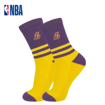 NBA湖人篮网袜子男士羊毛袜加厚长袜厚款高筒袜