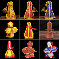 藏传民族用品铃杵套尼泊尔铃铛绣花套子收纳袋密宗法器保护套