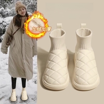 季天大东雪地靴女冬季加绒加厚2023新款爆款棉鞋外穿东北面包棉靴
