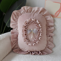 艾橘设计原创粉色公主心少女心抱枕靠垫沙发床靠枕儿童房装饰腰枕