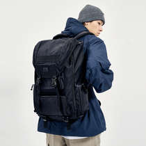 新款潮牌双肩包男街头潮流大学生书包女日系多口袋大容量旅行背包