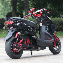 新款电摩72v外卖电瓶车高速电动摩托车大功率电动车锂电池踏板车