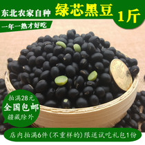 东北黑龙江农家自产 佳木斯绿芯小黑豆 绿仁打豆浆 500g