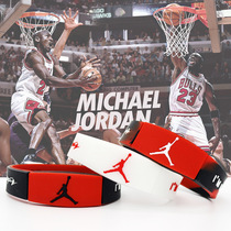 NBA公牛队迈克尔乔丹纪念版夜光硅胶手环圈飞人篮球运动划扣腕带