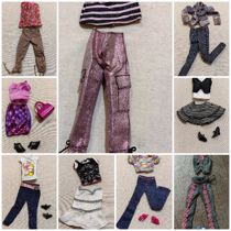 6分30厘米换装洋娃娃玩具衣服休闲衣套装外套多件套装小女孩礼物N