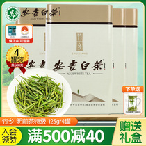 竹乡安吉白茶2024新茶明前特级500g罐装官方旗舰店正品特产绿茶叶