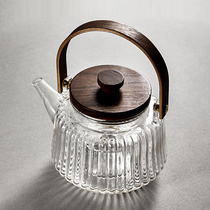 提梁玻璃茶壶泡茶家用耐高温电陶炉围炉烧水壶煮茶壶茶具套装