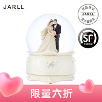 赞尔JARLL结婚婚礼水晶球音乐盒八音盒送女生女友生日礼物
